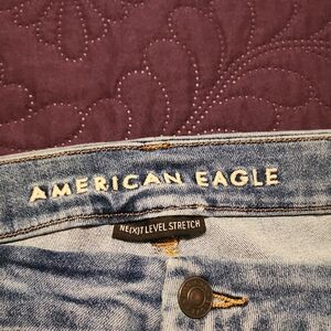 American Eagle Outfitters Light Blue Stretch Jeans